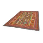 Wolle Kelim Teppich Chobi 204x294 handgewebter afghanischer Kilim
