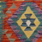 Wolle Kelim Teppich Chobi 204x294 handgewebter afghanischer Kilim