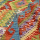 Wolle Kelim Teppich Chobi 204x294 handgewebter afghanischer Kilim