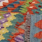 Wolle Kelim Teppich Chobi 204x294 handgewebter afghanischer Kilim