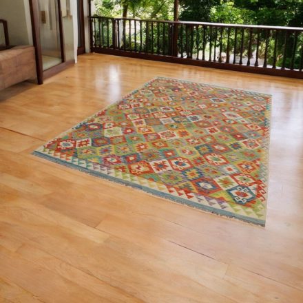 Handgewebter Afghan Kelim 207x308 Maimana Kilim Teppich