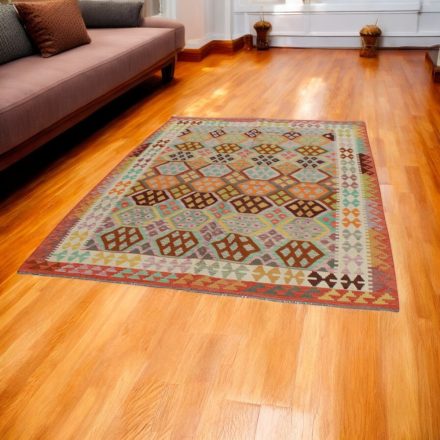 Ethnischer Kilim Chobi 199x300 handgemachter Kelim teppich