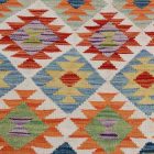 Chobi Kilim Teppich Läufer 89x293 Handgewebte Wolle Kelim