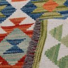 Chobi Kilim Teppich Läufer 89x293 Handgewebte Wolle Kelim