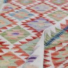 Chobi Kilim Teppich Läufer 89x293 Handgewebte Wolle Kelim