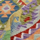 Handgewebter Kelim Teppich Läufer 88x290 afghanische Wolle Kilim