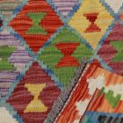Kelim Läufer Chobi 86x193 Afghanischer handgewebter Kilim