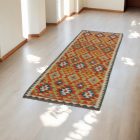 Ethnischer Kilim Läufer 84x240 handgemachter Kelim teppich