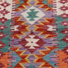 Ethnischer Kilim Läufer Chobi 85x194 handgemachter Kelim teppich
