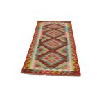 Wolle Kilim Teppich Läufer Chobi 83x202 handgewebter afghanischer Kilim