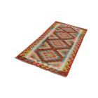 Wolle Kilim Teppich Läufer Chobi 83x202 handgewebter afghanischer Kilim