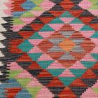 Wolle Kilim Teppich Läufer Chobi 83x202 handgewebter afghanischer Kilim