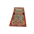 Handgewebter Kelim Teppich Läufer 66x200 afghanische Wolle Kilim