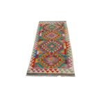 Wolle Kilim Teppich Läufer Chobi 65x205 handgewebter afghanischer Kilim