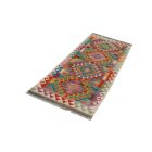 Wolle Kilim Teppich Läufer Chobi 65x205 handgewebter afghanischer Kilim
