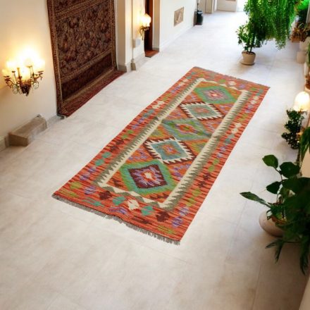 Afghanischer Kelim Teppich Läufer Chobi 60x197 ethnischer handgewebter Kilim