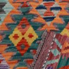 Afghanischer Kelim Teppich Läufer Chobi 78x205 ethnischer handgewebter Kilim