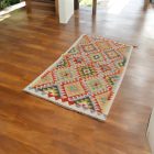 Afghanischer Kelim Teppich Läufer Chobi 82x203 handgewebter Kilim