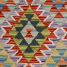 Afghanischer Kelim Teppich Läufer Chobi 82x203 handgewebter Kilim