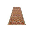 Maimana Kelim Läufer 88x295 afghanischer handgewebter Kilim