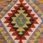 Handgewebter Kelim Chobi 82x118 afghanische Wolle Kilim Teppich