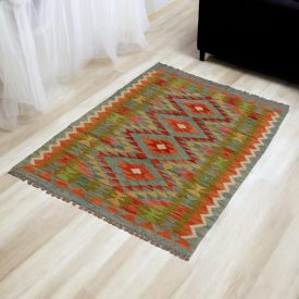 Ethnischer Kilim Chobi 80x123 handgemachter Kelim teppich