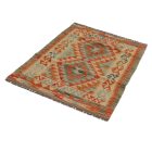 Handgewebter Kelim Chobi 80x113 afghanische Wolle Kilim Teppich