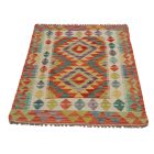Wolle Kelim Teppich Chobi 84x124 handgewebter afghanischer Kilim