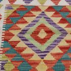 Wolle Kelim Teppich Chobi 84x124 handgewebter afghanischer Kilim
