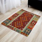Maimana Kelim Teppich 85x125 afghanischer handgewebter Kilim