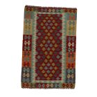 Maimana Kelim Teppich 85x125 afghanischer handgewebter Kilim