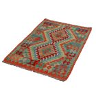 Kelim teppich Chobi 80x121 Afghanischer handgewebter Kilim