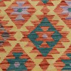 Handgewebter Kelim Chobi 76x118 afghanische Wolle Kilim Teppich
