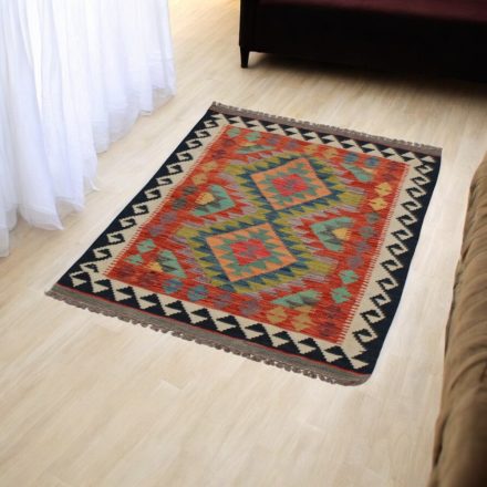 Ethnischer Kilim Chobi 78x115 handgemachter Kelim teppich
