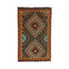 Handgewebter Kelim Chobi 75x119 afghanische Wolle Kilim Teppich