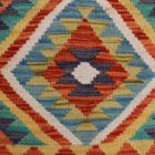 Handgewebter Kelim Chobi 75x119 afghanische Wolle Kilim Teppich