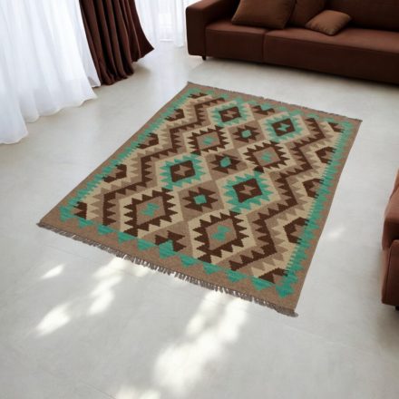 Handgewebter Afghan Kelim 103x147 Maimana Kilim Teppich