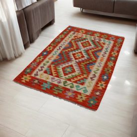 Kelim teppich Chobi 96x157 Afghanischer handgewebter Kilim