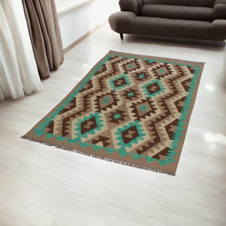 Maimana Kelim Teppich 103x154 afghanischer handgewebter Kilim