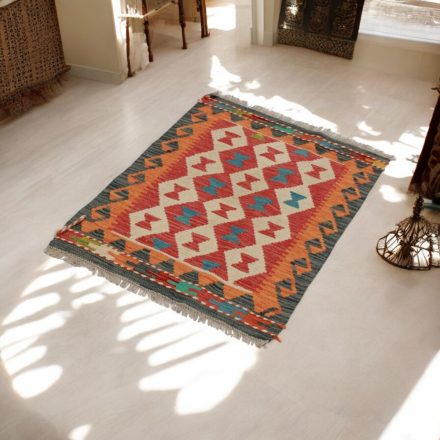 Ethnischer Kilim Chobi 63x91 handgemachter Kelim teppich