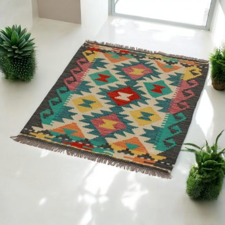 Kelim teppich Chobi 64x82 Afghanischer handgewebter Kilim
