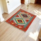 Afghanischer Kelim Teppich Chobi 59x90 ethnischer handgewebter Kilim