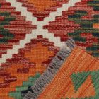 Handgewebter Afghan Kelim 61x89 Maimana Kilim Teppich