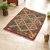 Handgewebter Kelim Chobi 62x101 afghanische Wolle Kilim Teppich