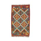 Handgewebter Kelim Chobi 62x101 afghanische Wolle Kilim Teppich