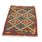 Handgewebter Kelim Chobi 62x101 afghanische Wolle Kilim Teppich