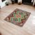Wolle Kelim Teppich Chobi 70x97 handgewebter afghanischer Kilim