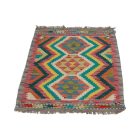 Wolle Kelim Teppich Chobi 70x97 handgewebter afghanischer Kilim