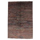 Gabbeh Wollteppich 198x294 Handgeknüpfter moderner Wohnzimmer Teppich