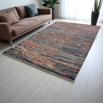 Gabbeh Wollteppich 196x290 Handgeknüpfter moderner Wohnzimmer Teppich